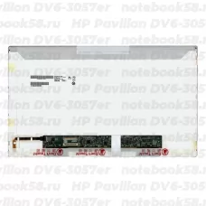 Матрица для ноутбука HP Pavilion DV6-3057er (1366x768 HD) TN, 40pin, Глянцевая