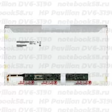 Матрица для ноутбука HP Pavilion DV6-3190 (1366x768 HD) TN, 40pin, Глянцевая