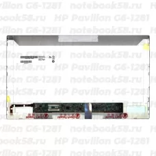 Матрица для ноутбука HP Pavilion G6-1281 (1366x768 HD) TN, 40pin, Матовая