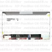 Матрица для ноутбука HP Pavilion G6-1358er (1366x768 HD) TN, 40pin, Матовая