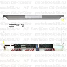 Матрица для ноутбука HP Pavilion G6-1c56nr (1366x768 HD) TN, 40pin, Матовая