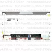 Матрица для ноутбука HP Pavilion DV6-3106er (1366x768 HD) TN, 40pin, Матовая