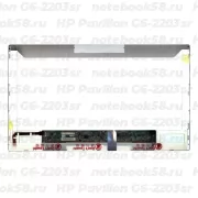 Матрица для ноутбука HP Pavilion G6-2203sr (1366x768 HD) TN, 40pin, Матовая