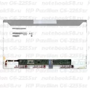 Матрица для ноутбука HP Pavilion G6-2255sr (1366x768 HD) TN, 40pin, Матовая