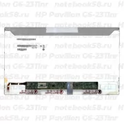 Матрица для ноутбука HP Pavilion G6-2311nr (1366x768 HD) TN, 40pin, Матовая