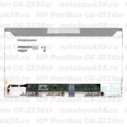 Матрица для ноутбука HP Pavilion G6-2336sr (1366x768 HD) TN, 40pin, Матовая