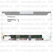 Матрица для ноутбука HP Pavilion G6-2351 (1366x768 HD) TN, 40pin, Матовая