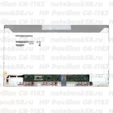 Матрица для ноутбука HP Pavilion G6-1163 (1366x768 HD) TN, 40pin, Матовая