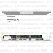 Матрица для ноутбука HP Pavilion G6-1222 (1366x768 HD) TN, 40pin, Матовая