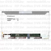 Матрица для ноутбука HP Pavilion DV6-3052nr (1366x768 HD) TN, 40pin, Матовая