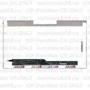 Матрица для ноутбука HP Pavilion G6-2043 (1366x768 HD) TN, 40pin, Глянцевая