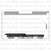 Матрица для ноутбука HP Pavilion G6-2178 (1366x768 HD) TN, 40pin, Глянцевая