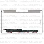 Матрица для ноутбука HP Pavilion G6-2261sr (1366x768 HD) TN, 40pin, Глянцевая