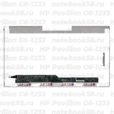 Матрица для ноутбука HP Pavilion G6-1233 (1366x768 HD) TN, 40pin, Глянцевая