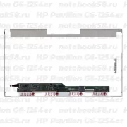 Матрица для ноутбука HP Pavilion G6-1254er (1366x768 HD) TN, 40pin, Глянцевая
