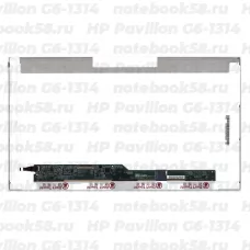 Матрица для ноутбука HP Pavilion G6-1314 (1366x768 HD) TN, 40pin, Глянцевая