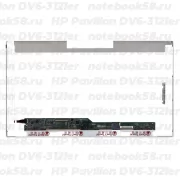 Матрица для ноутбука HP Pavilion DV6-3121er (1366x768 HD) TN, 40pin, Глянцевая