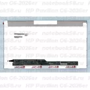 Матрица для ноутбука HP Pavilion G6-2026er (1366x768 HD) TN, 40pin, Матовая