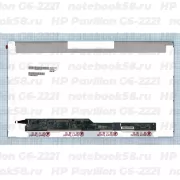 Матрица для ноутбука HP Pavilion G6-2221 (1366x768 HD) TN, 40pin, Матовая