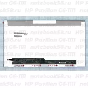 Матрица для ноутбука HP Pavilion G6-1111 (1366x768 HD) TN, 40pin, Матовая