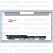 Матрица для ноутбука HP Pavilion G6-1209sr (1366x768 HD) TN, 40pin, Матовая