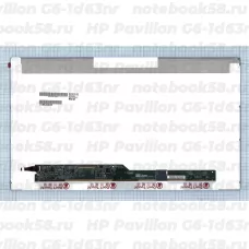 Матрица для ноутбука HP Pavilion G6-1d63nr (1366x768 HD) TN, 40pin, Матовая