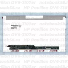 Матрица для ноутбука HP Pavilion DV6-3107er (1366x768 HD) TN, 40pin, Матовая