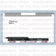 Матрица для ноутбука HP Pavilion DV6-3156er (1366x768 HD) TN, 40pin, Матовая