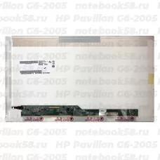 Матрица для ноутбука HP Pavilion G6-2005 (1366x768 HD) TN, 40pin, Глянцевая