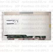 Матрица для ноутбука HP Pavilion G6-2043 (1366x768 HD) TN, 40pin, Глянцевая