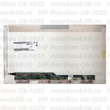 Матрица для ноутбука HP Pavilion G6-1032 (1366x768 HD) TN, 40pin, Глянцевая