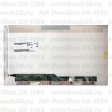 Матрица для ноутбука HP Pavilion G6-1166 (1366x768 HD) TN, 40pin, Глянцевая