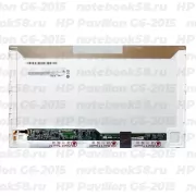 Матрица для ноутбука HP Pavilion G6-2015 (1366x768 HD) TN, 40pin, Глянцевая