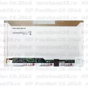 Матрица для ноутбука HP Pavilion G6-2046 (1366x768 HD) TN, 40pin, Глянцевая