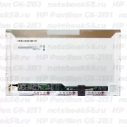 Матрица для ноутбука HP Pavilion G6-2151 (1366x768 HD) TN, 40pin, Глянцевая