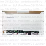 Матрица для ноутбука HP Pavilion G6-2200sr (1366x768 HD) TN, 40pin, Глянцевая