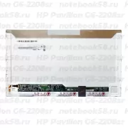 Матрица для ноутбука HP Pavilion G6-2208sr (1366x768 HD) TN, 40pin, Глянцевая