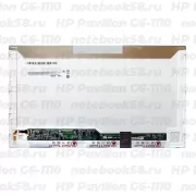 Матрица для ноутбука HP Pavilion G6-1110 (1366x768 HD) TN, 40pin, Глянцевая