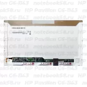 Матрица для ноутбука HP Pavilion G6-1143 (1366x768 HD) TN, 40pin, Глянцевая