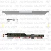 Матрица для ноутбука HP Pavilion G6-2217 (1366x768 HD) TN, 40pin, Матовая