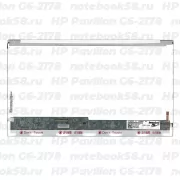 Матрица для ноутбука HP Pavilion G6-2178 (1366x768 HD) TN, 40pin, Глянцевая
