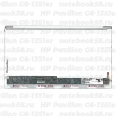 Матрица для ноутбука HP Pavilion G6-1351er (1366x768 HD) TN, 40pin, Глянцевая