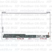 Матрица для ноутбука HP Pavilion G6-1022 (1366x768 HD) TN, 40pin, Глянцевая