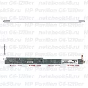 Матрица для ноутбука HP Pavilion G6-1210er (1366x768 HD) TN, 40pin, Глянцевая