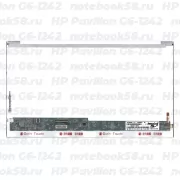 Матрица для ноутбука HP Pavilion G6-1242 (1366x768 HD) TN, 40pin, Глянцевая