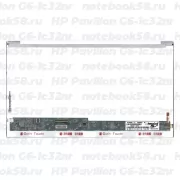 Матрица для ноутбука HP Pavilion G6-1c32nr (1366x768 HD) TN, 40pin, Глянцевая