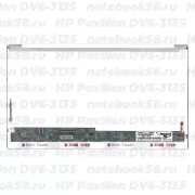 Матрица для ноутбука HP Pavilion DV6-3135 (1366x768 HD) TN, 40pin, Глянцевая