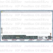 Матрица для ноутбука HP Pavilion G6-2223nr (1366x768 HD) TN, 40pin, Глянцевая