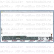 Матрица для ноутбука HP Pavilion G6-2345er (1366x768 HD) TN, 40pin, Глянцевая