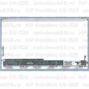 Матрица для ноутбука HP Pavilion G6-1125 (1366x768 HD) TN, 40pin, Глянцевая